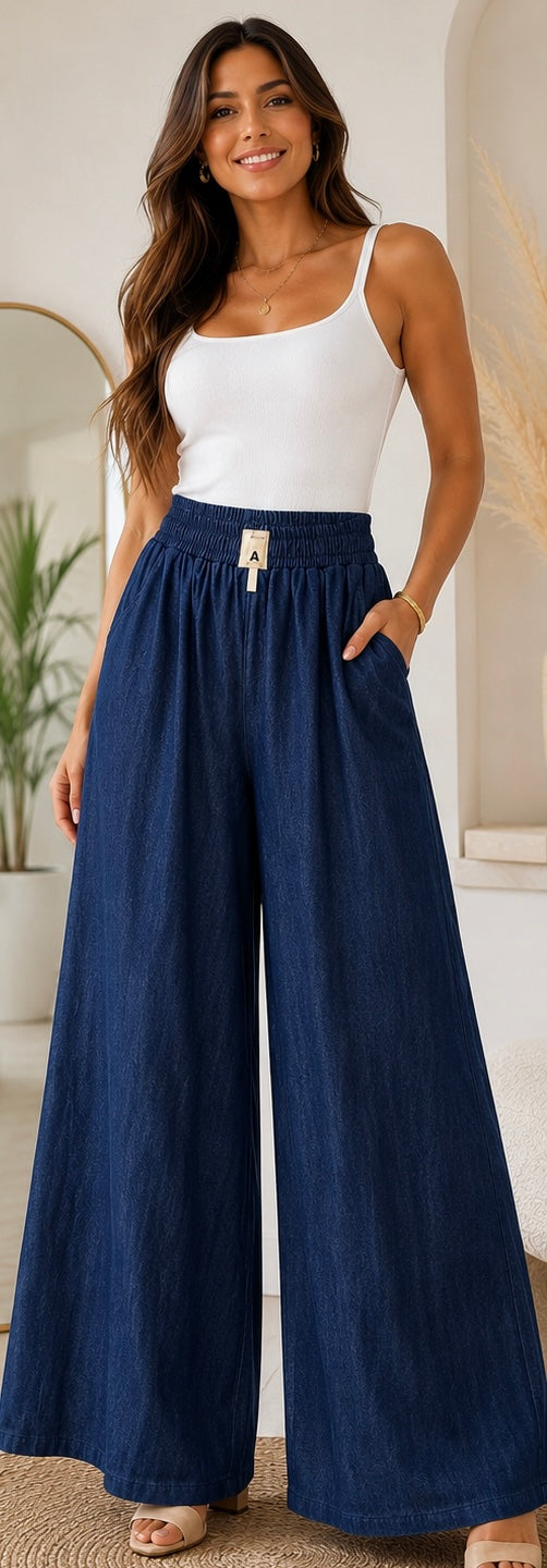 Midnight Denim Palazzo