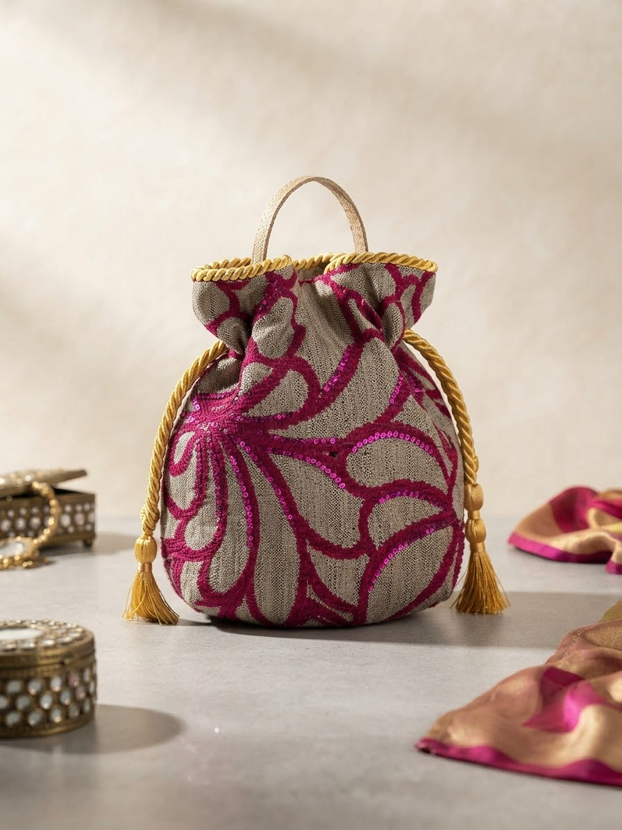 Fushia Bloom Bag